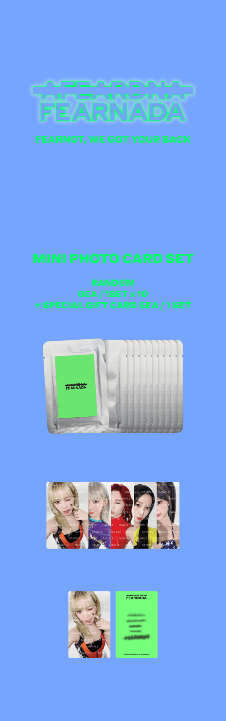 [FEARNADA 2024 S/S] Mini Photo Card SET