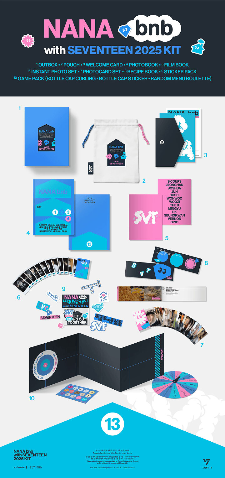 SEVENTEEN – NANA bnb with SEVENTEEN 2025 KIT