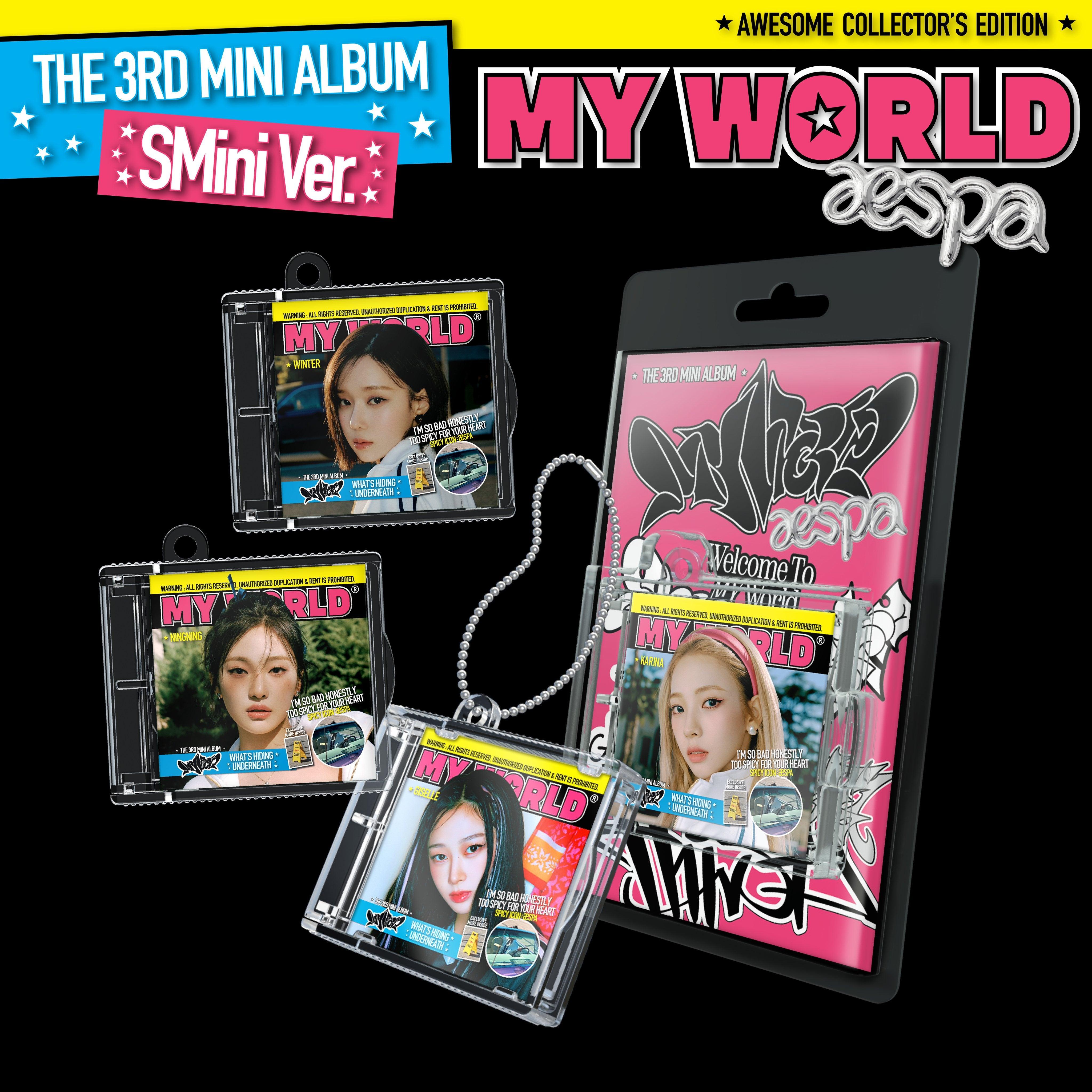 Aespa Mini Album Vol. 3 - MY WORLD (SMini Ver.) (Random) - KKANG