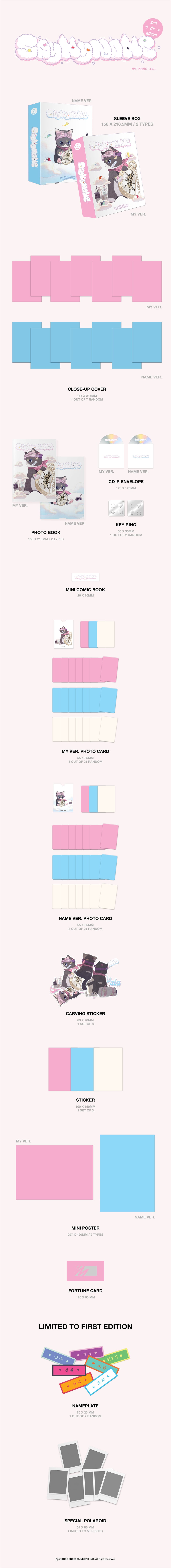SAY MY NAME 2nd EP Album – My Name Is… (Random)