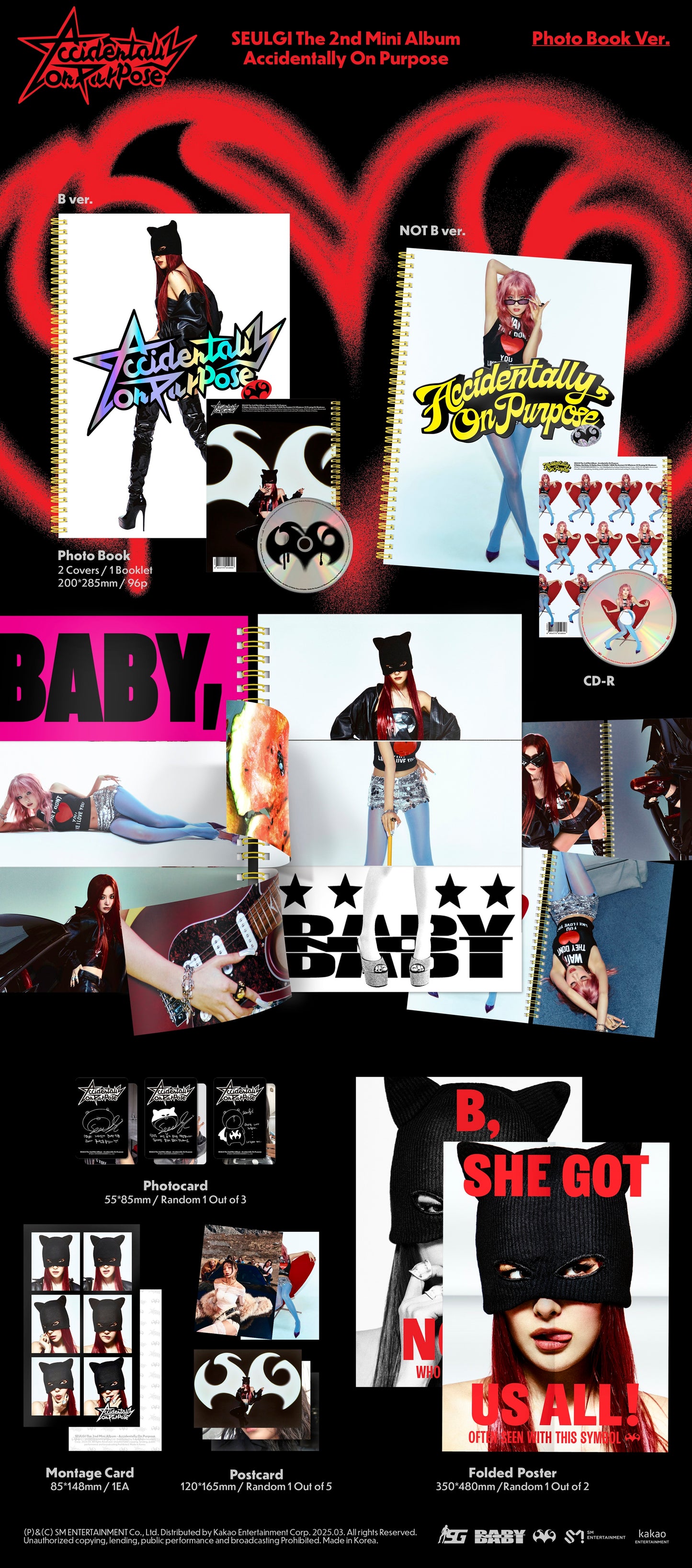 SEULGI The 2nd Mini Album – Accidentally On Purpose (Photo Book Ver.) (Random)