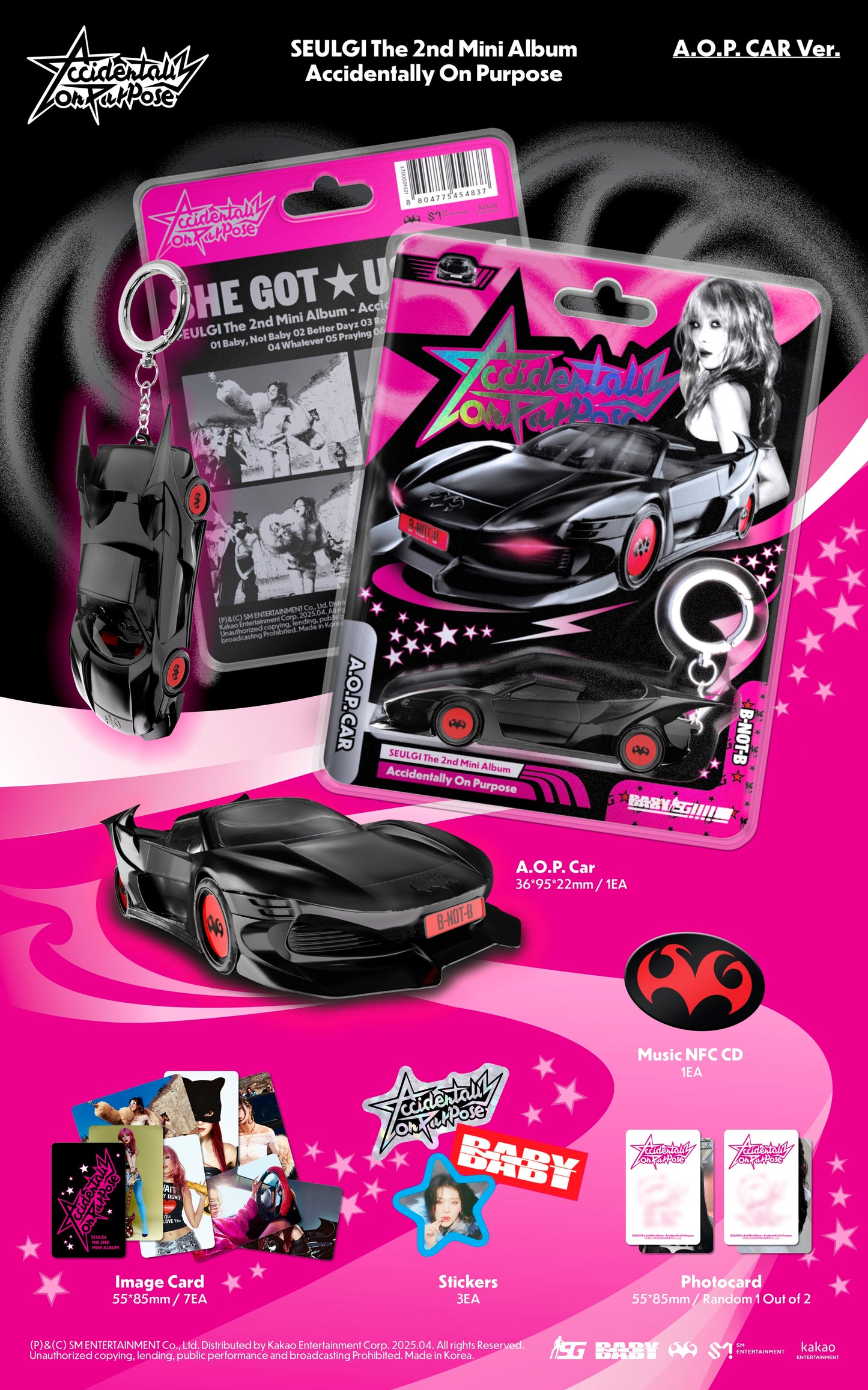 SEULGI The 2nd Mini Album – Accidentally On Purpose (A.O.P Car Ver.) (Limited Edtion)