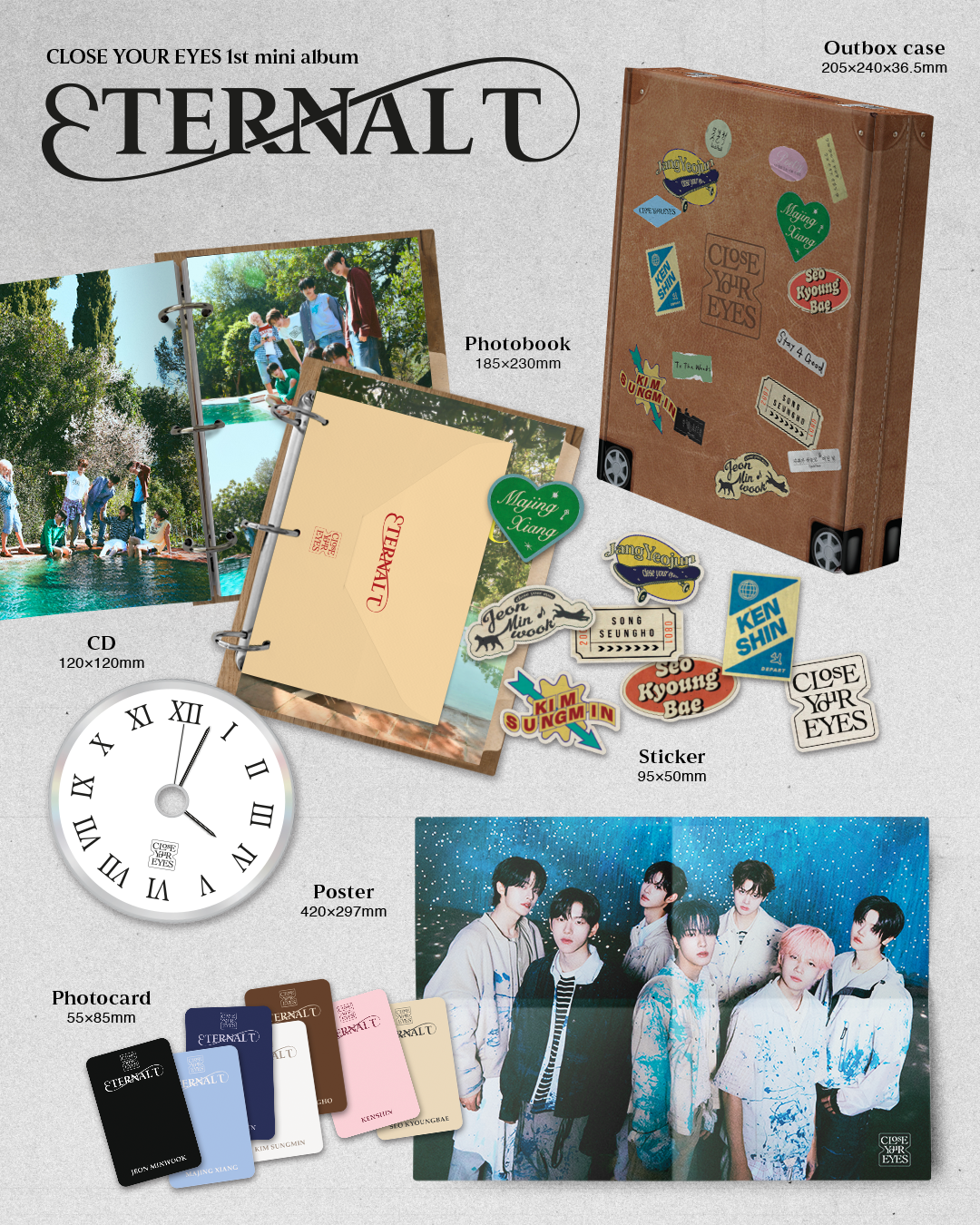 CLOSE YOUR EYES The 1st Mini Album – ETERNALT (PHOTOBOOK Ver.)