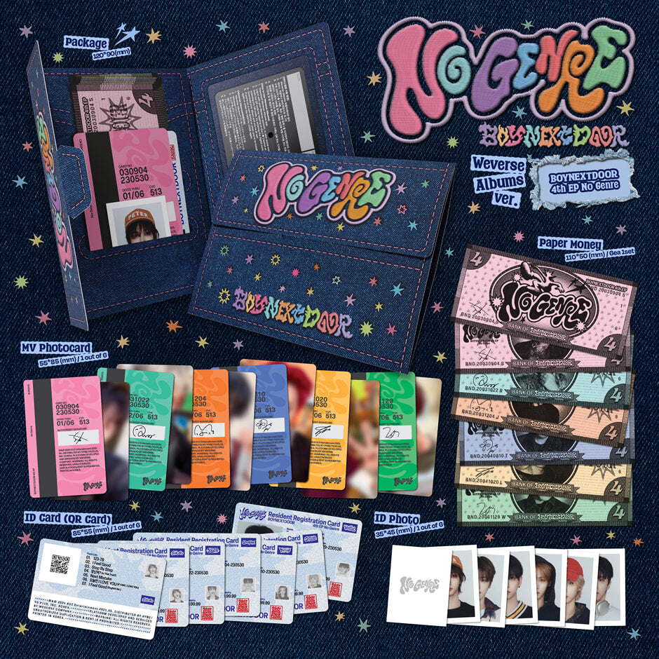 BOYNEXTDOOR 4th EP – No Genre (Weverse Albums Ver.)