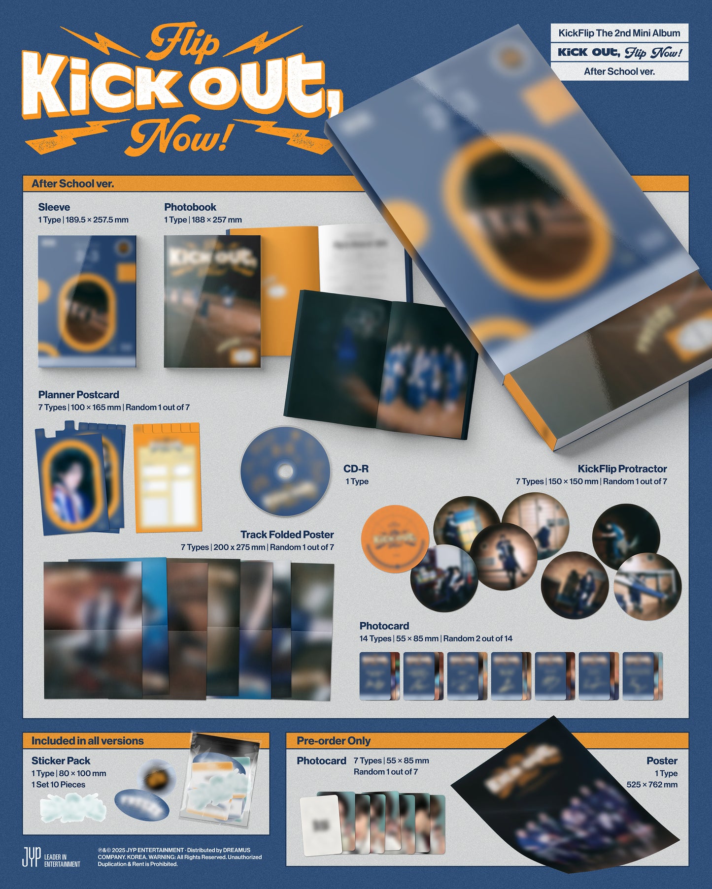 KickFlip 2nd Mini Album – Kick Out, Flip Now! (Random)