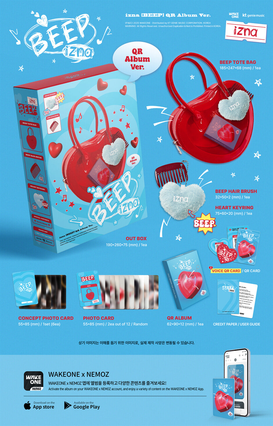 izna Single Album – BEEP (QR Album Ver.) (Limited Edition)