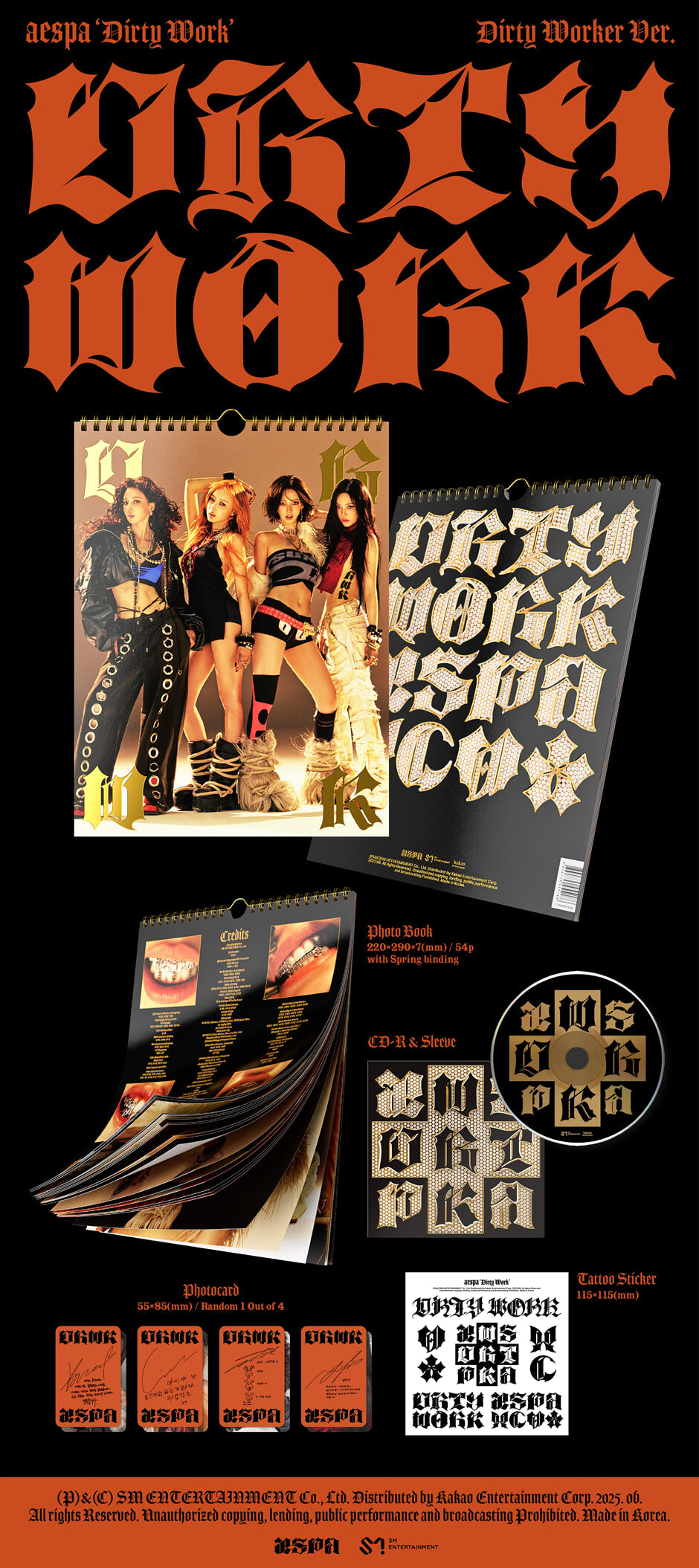 aespa Single Album – Dirty Work (Dirty Worker Ver.)