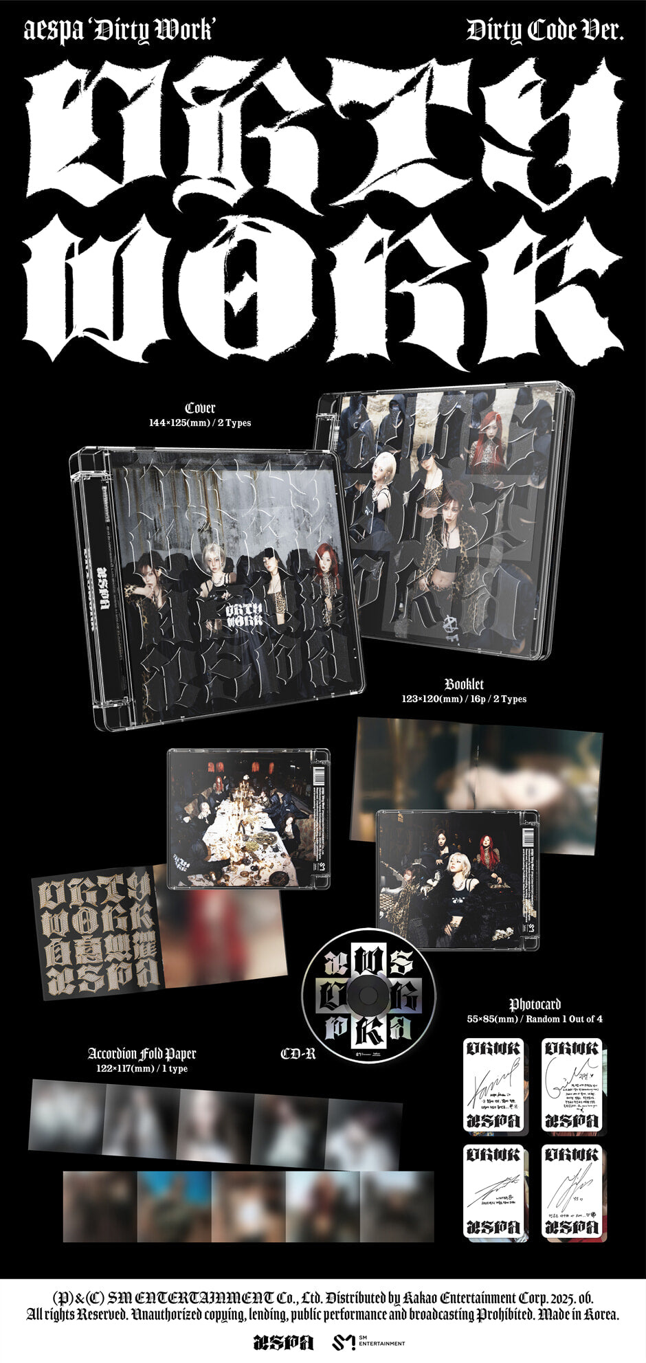 aespa Single Album – Dirty Work (Dirty Code Ver.)