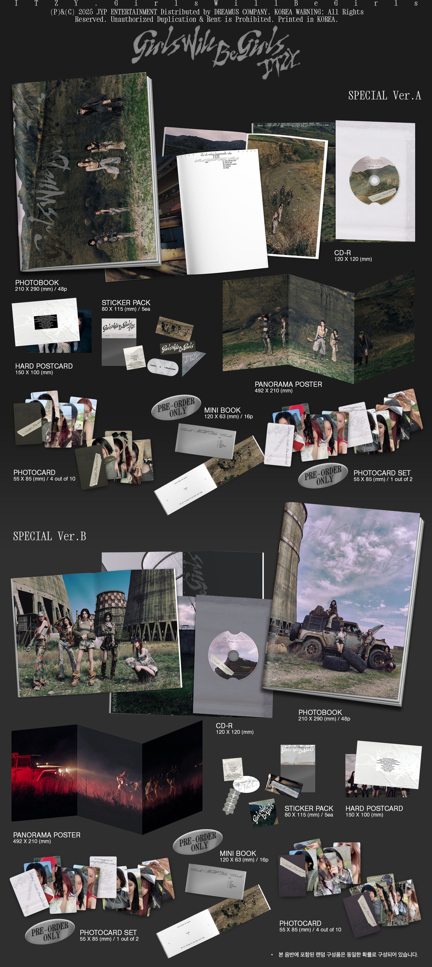 ITZY – Girls Will Be Girls (SPECIAL EDITION) (Random)