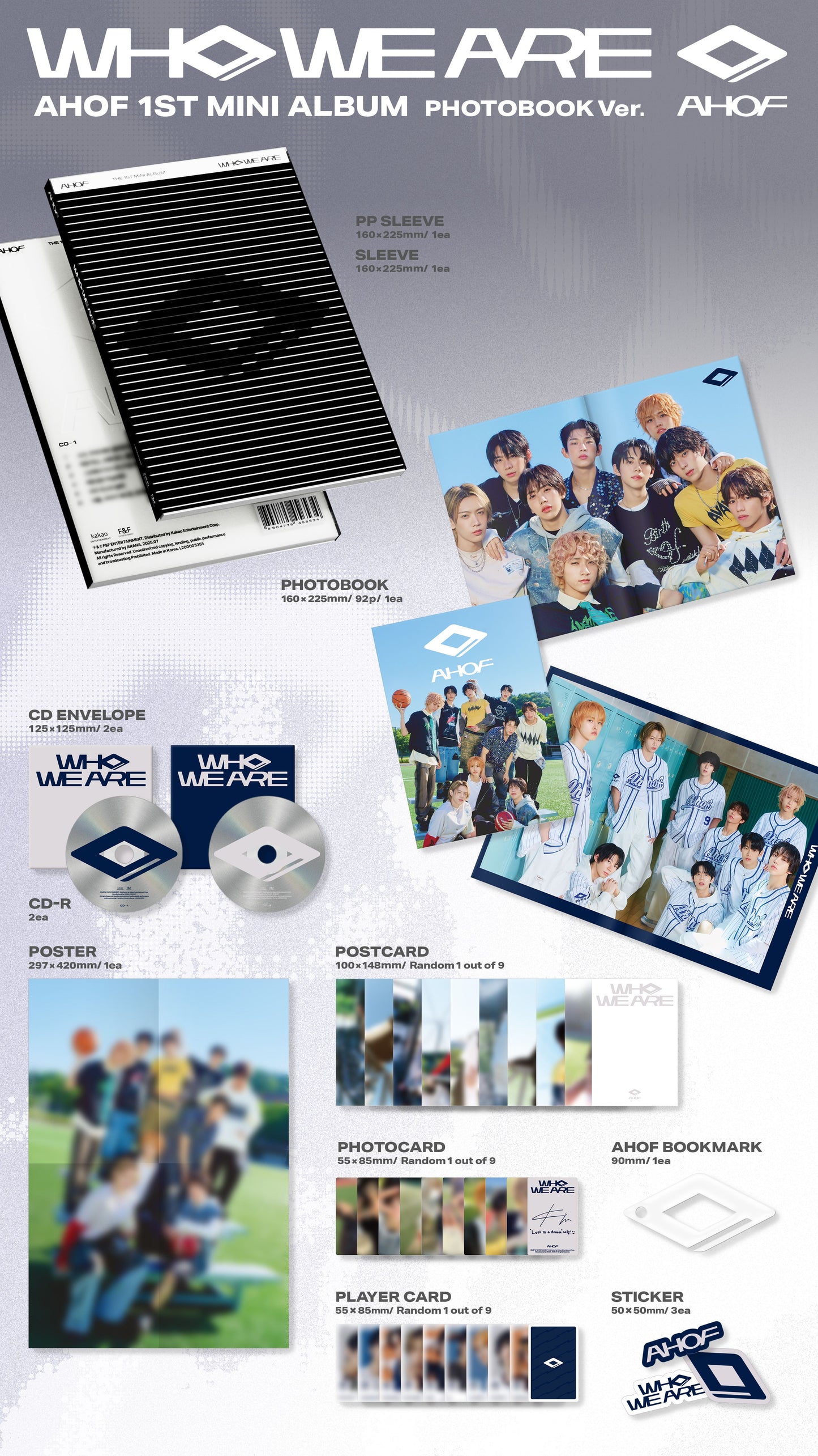 AHOF The 1st Mini Album – WHO WE ARE (PHOTOBOOK Ver.)