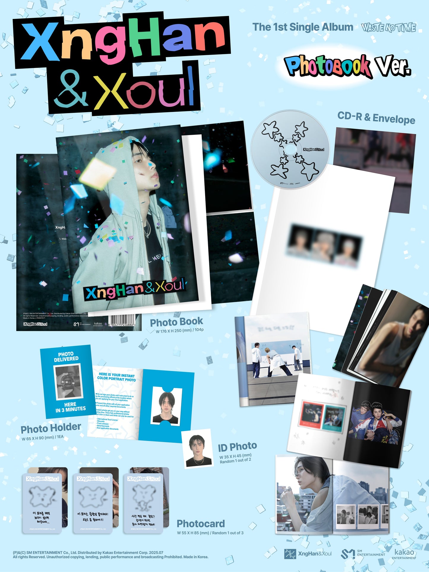 XngHan&Xoul 1st Single – Waste No Time (Photo Book Ver.)