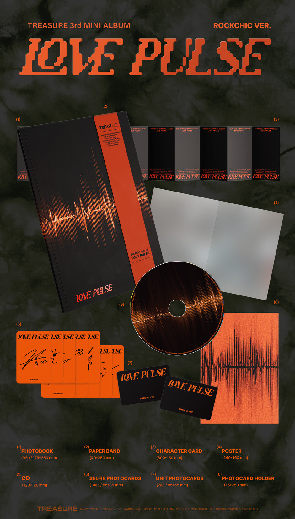 TREASURE 3rd MINI ALBUM – LOVE PULSE (Random)