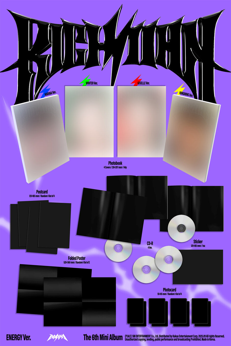 aespa The 6th Mini Album – Rich Man (ENERGY Ver.) (Random)