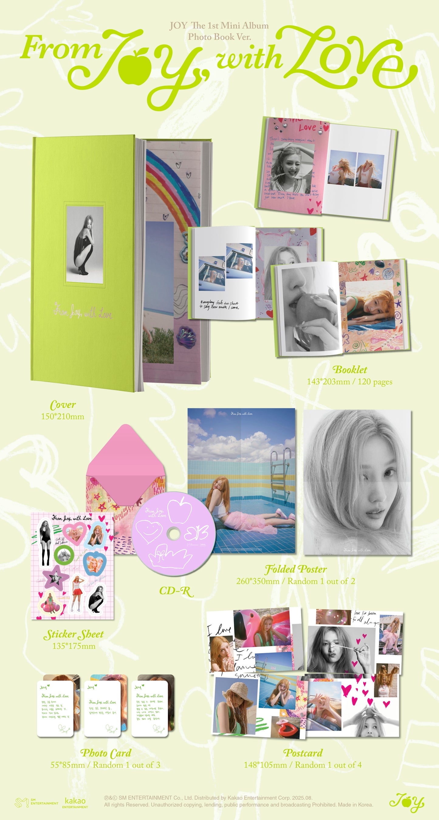 JOY The 1st Mini Album – From JOY, with Love (Photo Book Ver.)