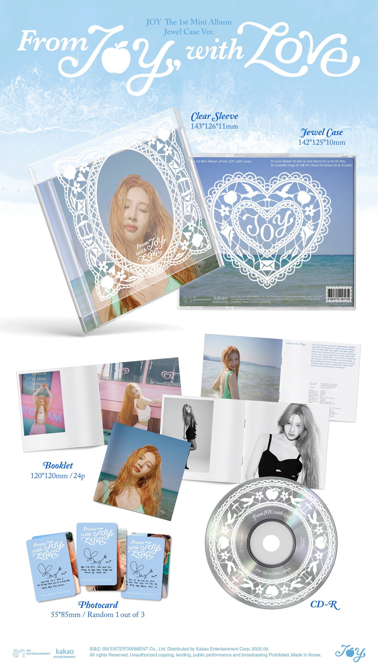 JOY The 1st Mini Album – From JOY, with Love (Jewel Case Ver.)