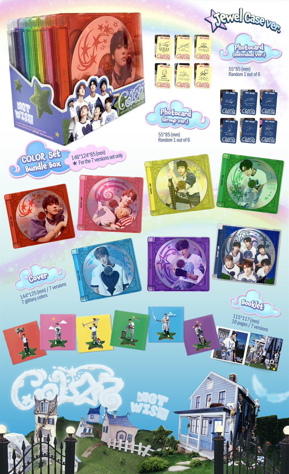 NCT WISH The 3rd Mini Album – COLOR (Jewel Case Ver.) (Random)