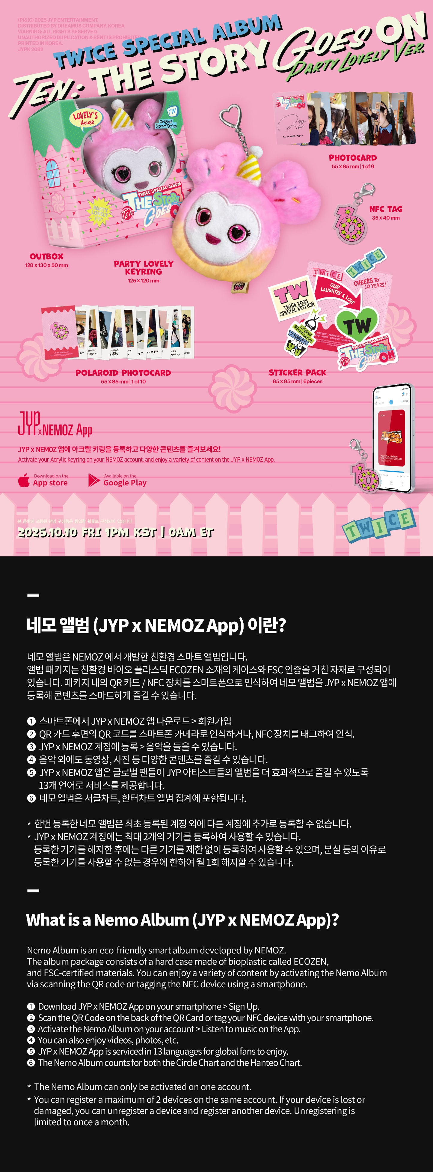 TWICE – TEN: The Story Goes On (Party Lovely Ver.)