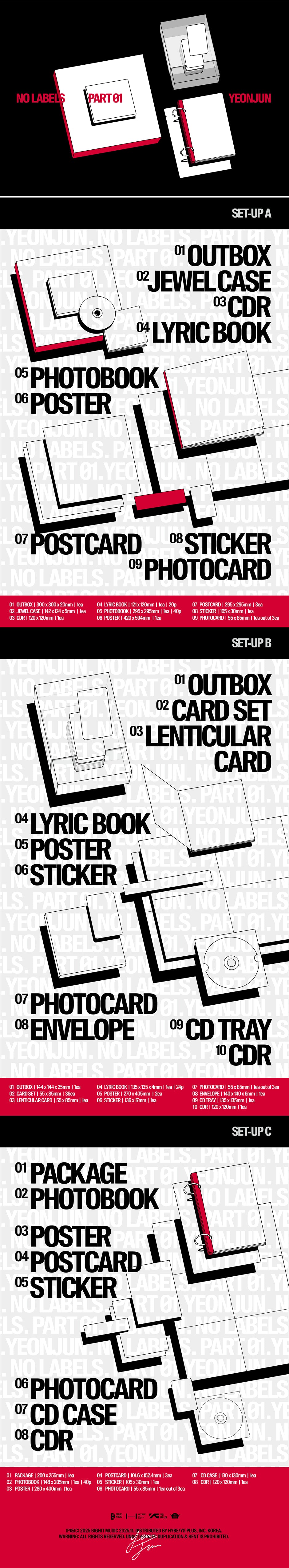 YEONJUN – ‘NO LABELS: PART 01’ (Random)