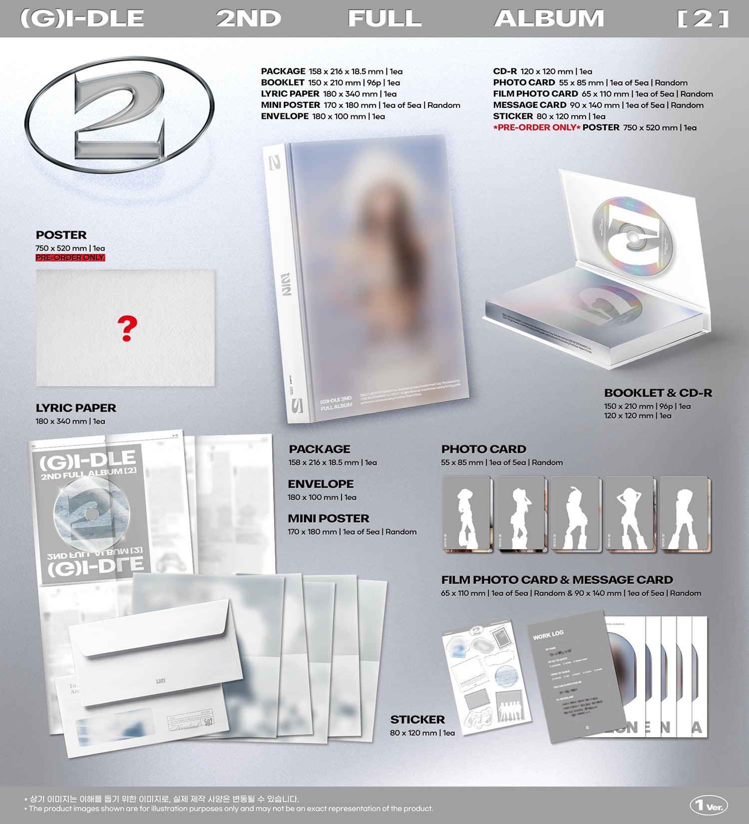 (G)I-DLE 2nd Full Album – 2 (Random) - KKANG