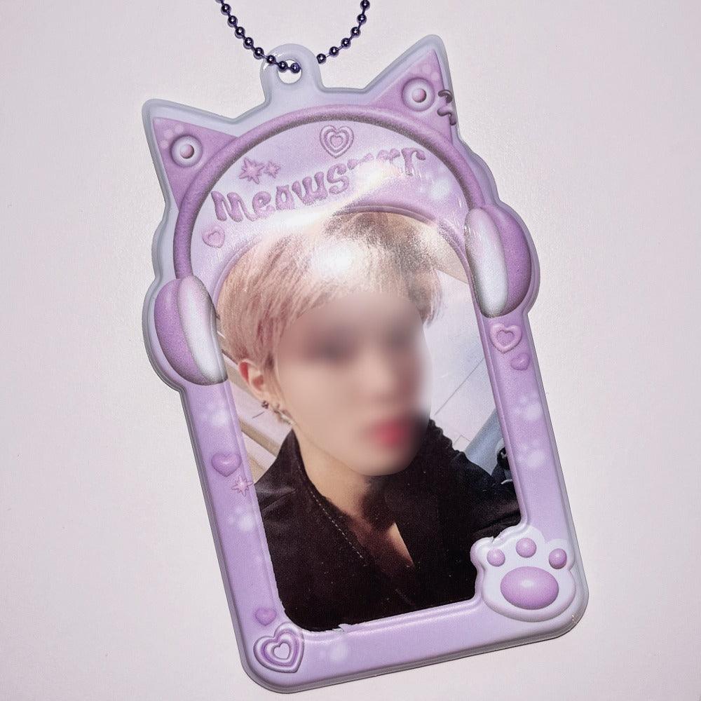 Purple Meowstar Photocard Holder
