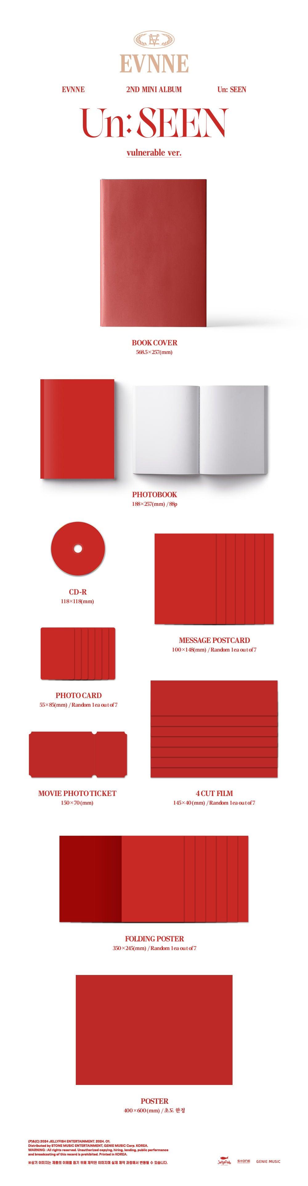 EVNNE 2nd Mini Album – Un: SEEN (Random) - KKANG