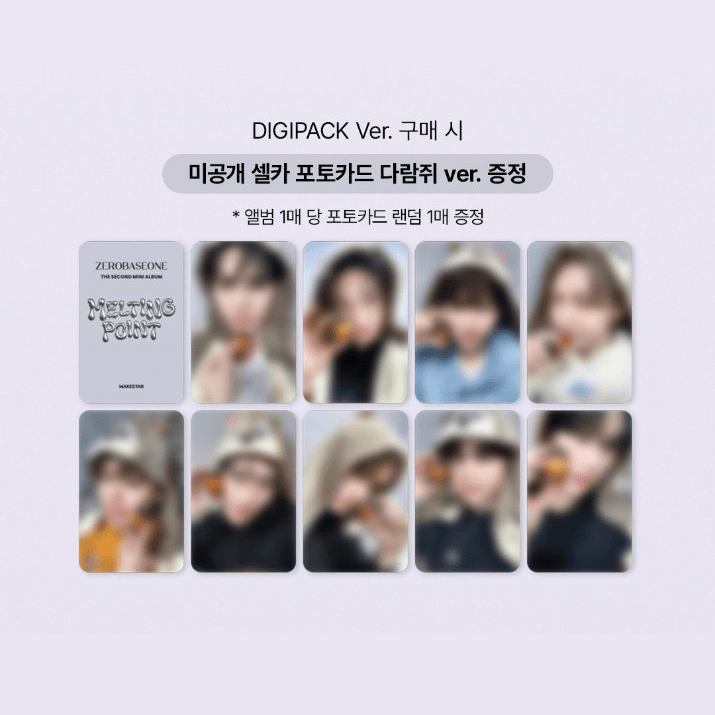 Zerobaseone Melting Point Makestar Luckydraw (Digipack) - KKANG