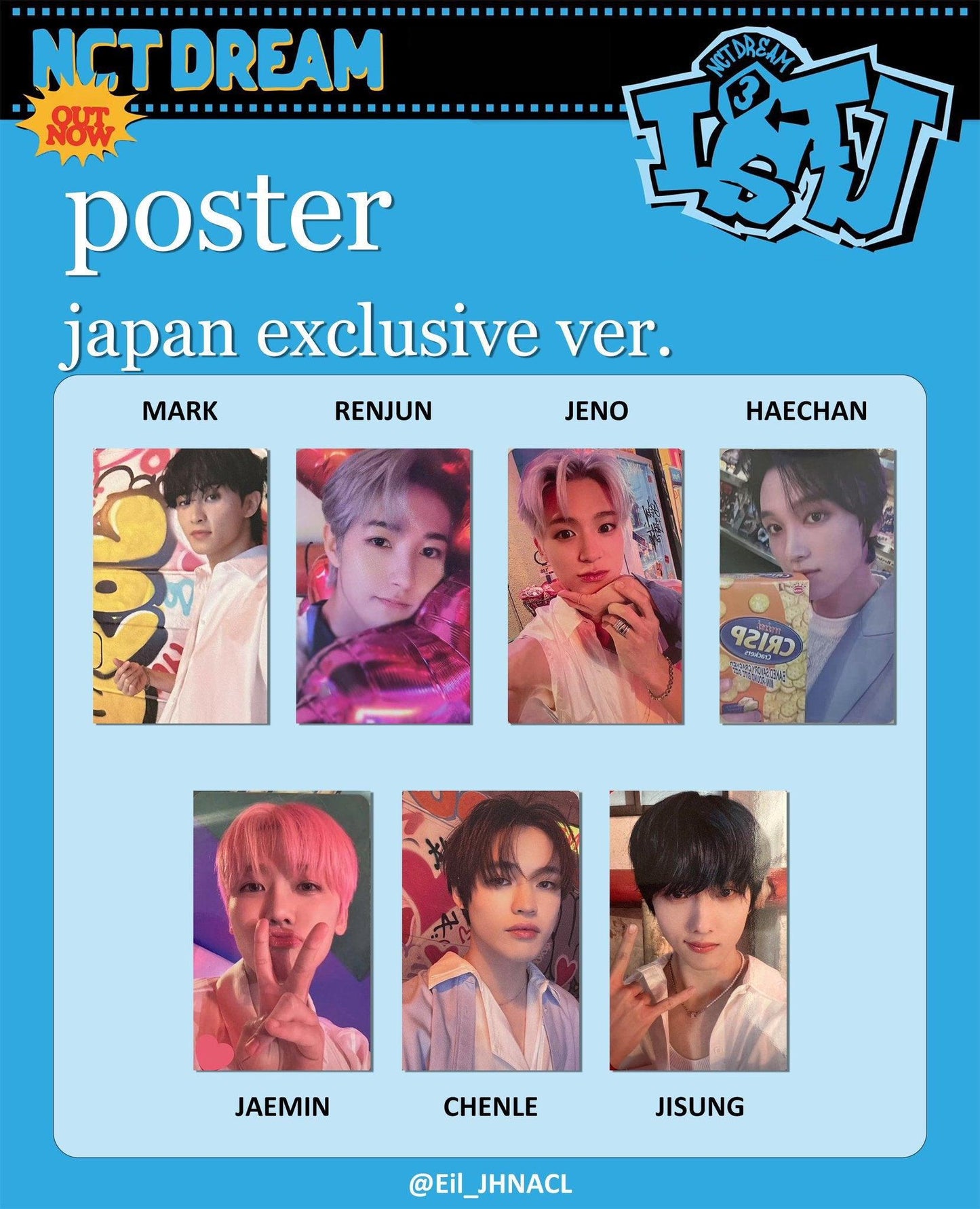 NCT DREAM Album Vol. 3 - ISTJ (Poster Ver.) (Japan Exclusive ver.) - KKANG