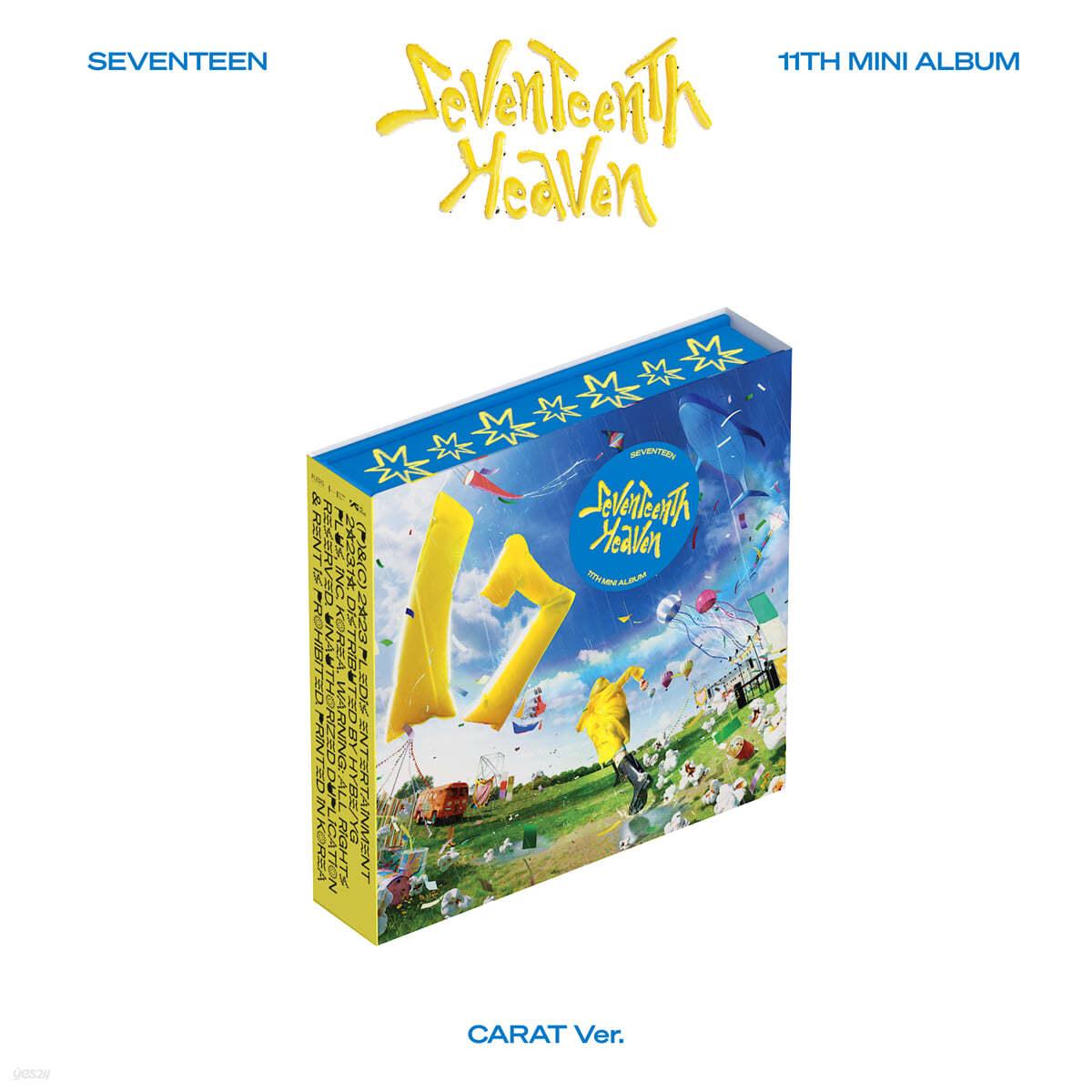 SEVENTEEN Mini Album Vol. 11 – SEVENTEENTH HEAVEN (CARAT Ver.) (Random) + Weverse Gift - KKANG