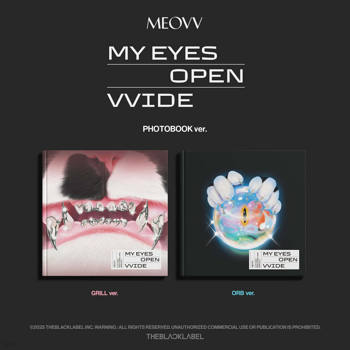 MEOVV 1st EP ALBUM – MY EYES OPEN VVIDE (PHOTOBOOK Ver.) (Random)