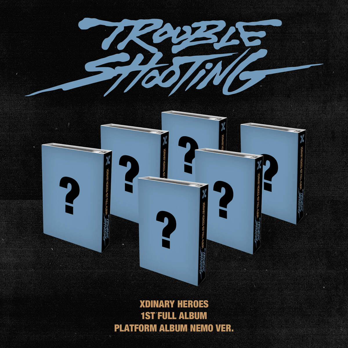 Xdinary Heroes 1st Full Album – Troubleshooting (PLATFORM ALBUM) (Random) + JYP Shop Benefit