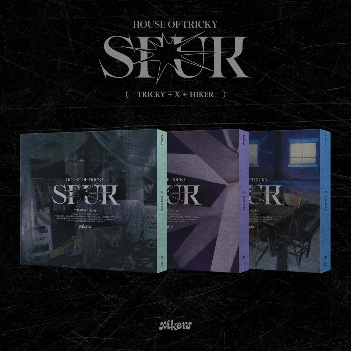 xikers 5TH MINI ALBUM – HOUSE OF TRICKY : SPUR (Random)