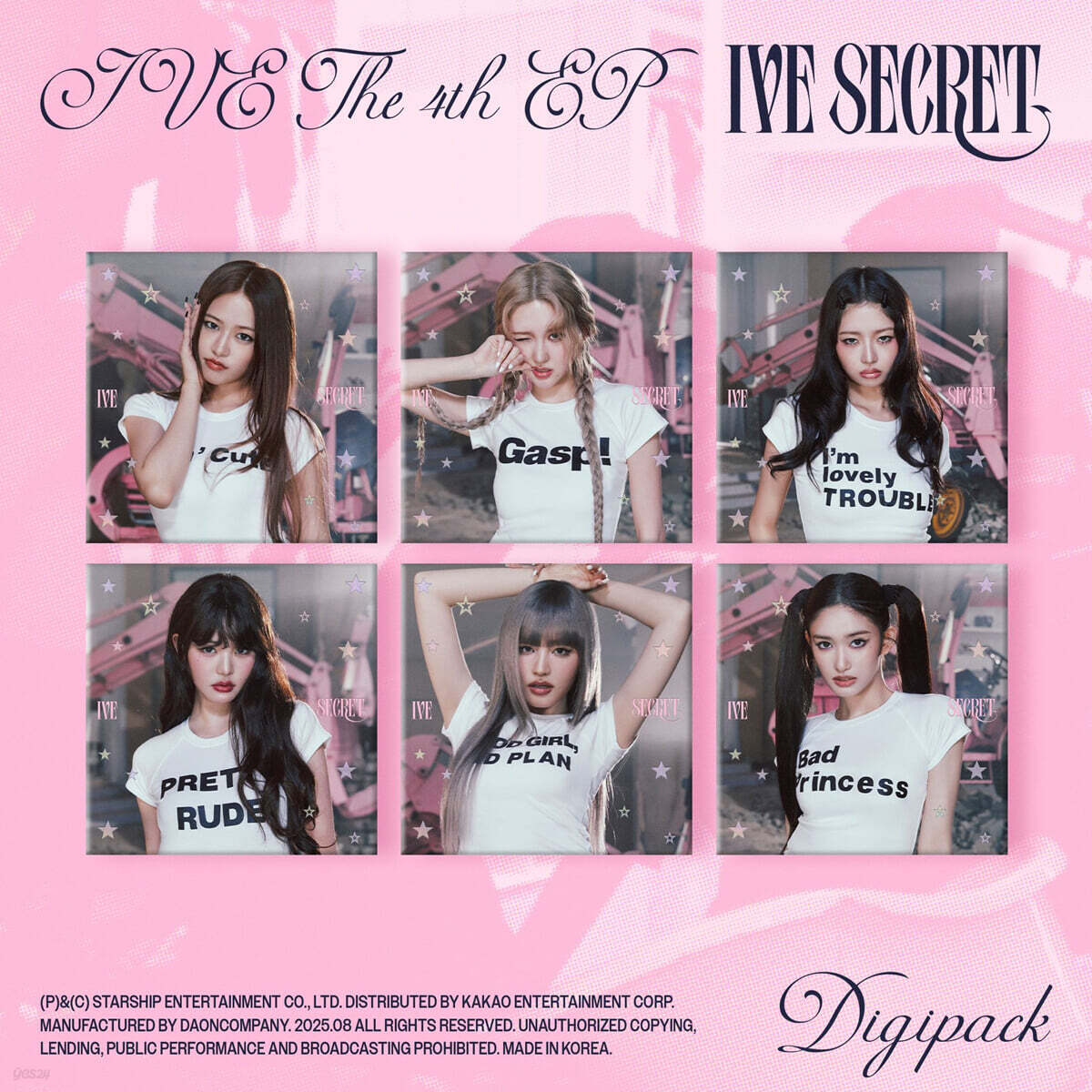 IVE THE 4th EP – IVE SECRET (Digipack Ver.) (Random)