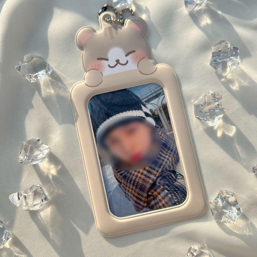 Beige Hamzzi Photocard Holder - KKANG