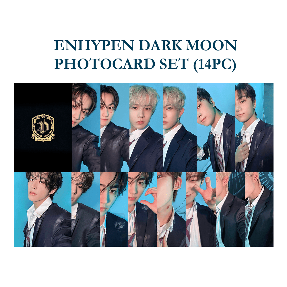 Shop ENHYPEN DARK MOON SELFIE PHOTOCARD SET at KKANG