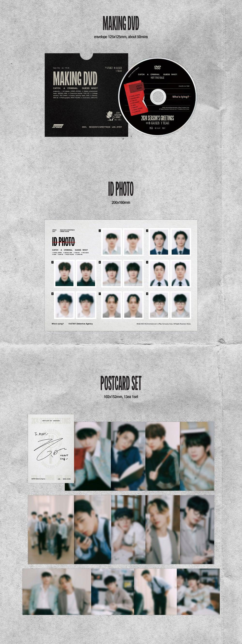 ATEEZ – 2024 SEASON’S GREETING - KKANG