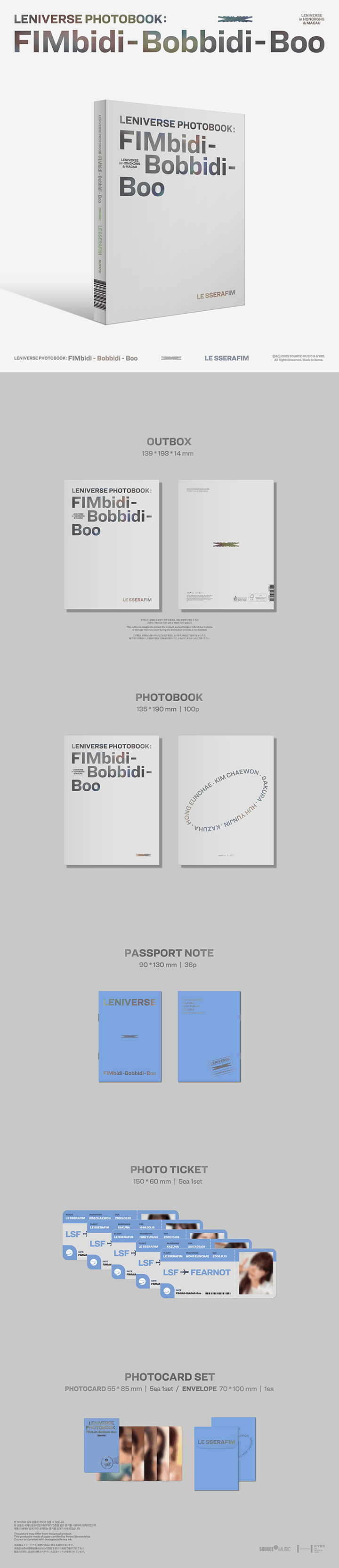 LENIVERSE PHOTOBOOK : FIMbidi-Bobbidi-Boo - KKANG