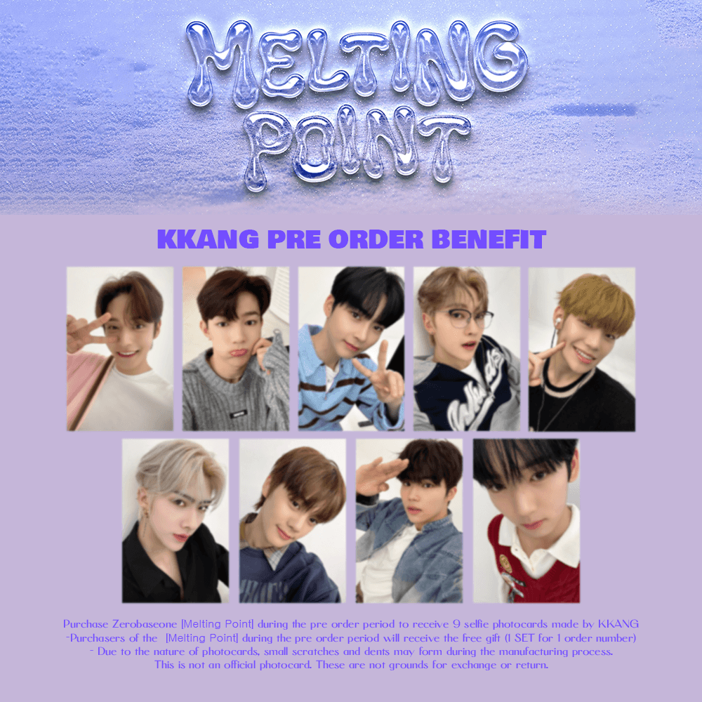 ZEROBASEONE Mini Album Vol. 2 – MELTING POINT (Random) + Ktown4U Benefit - KKANG