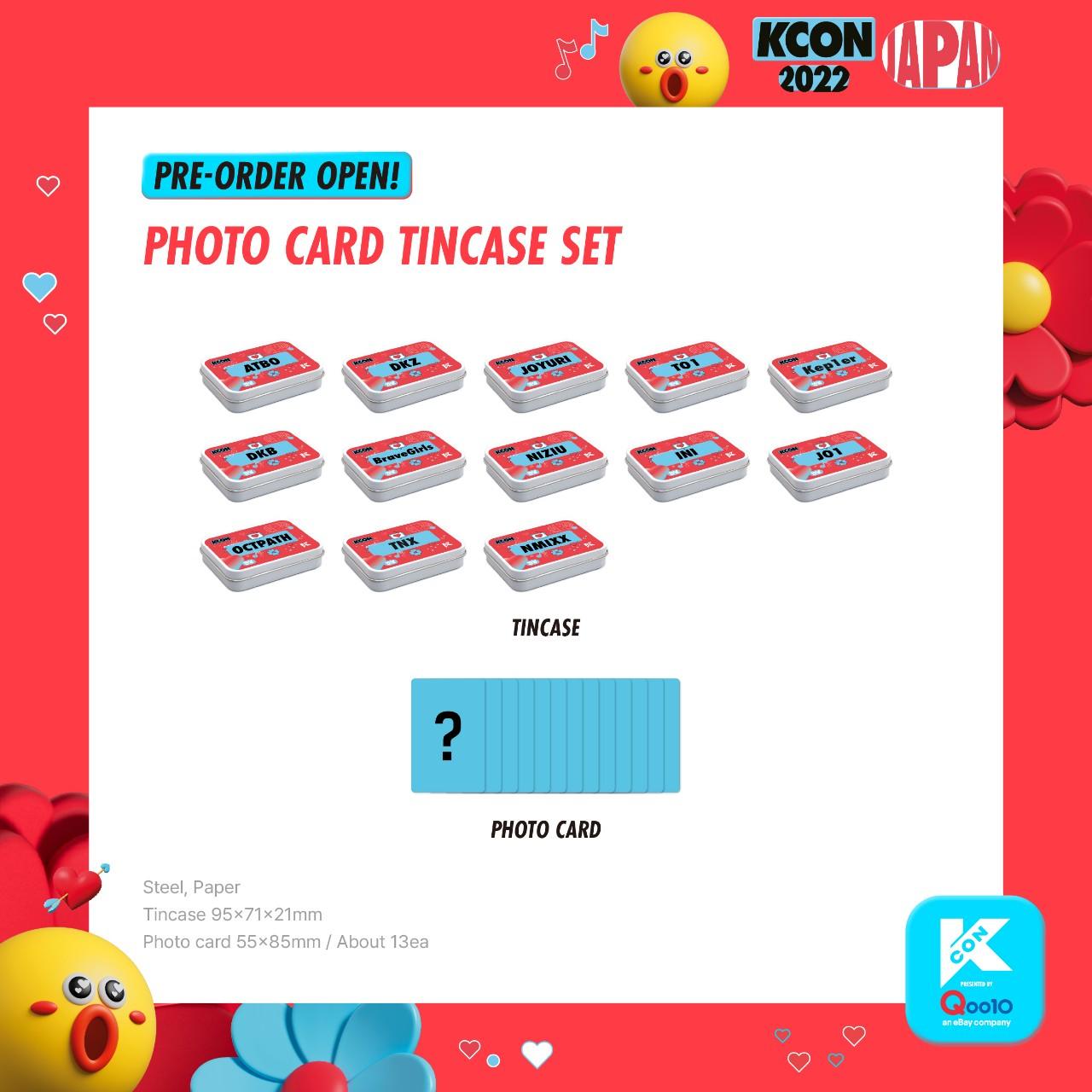 KCON PHOTOCARD TINCASE SET - KKANG