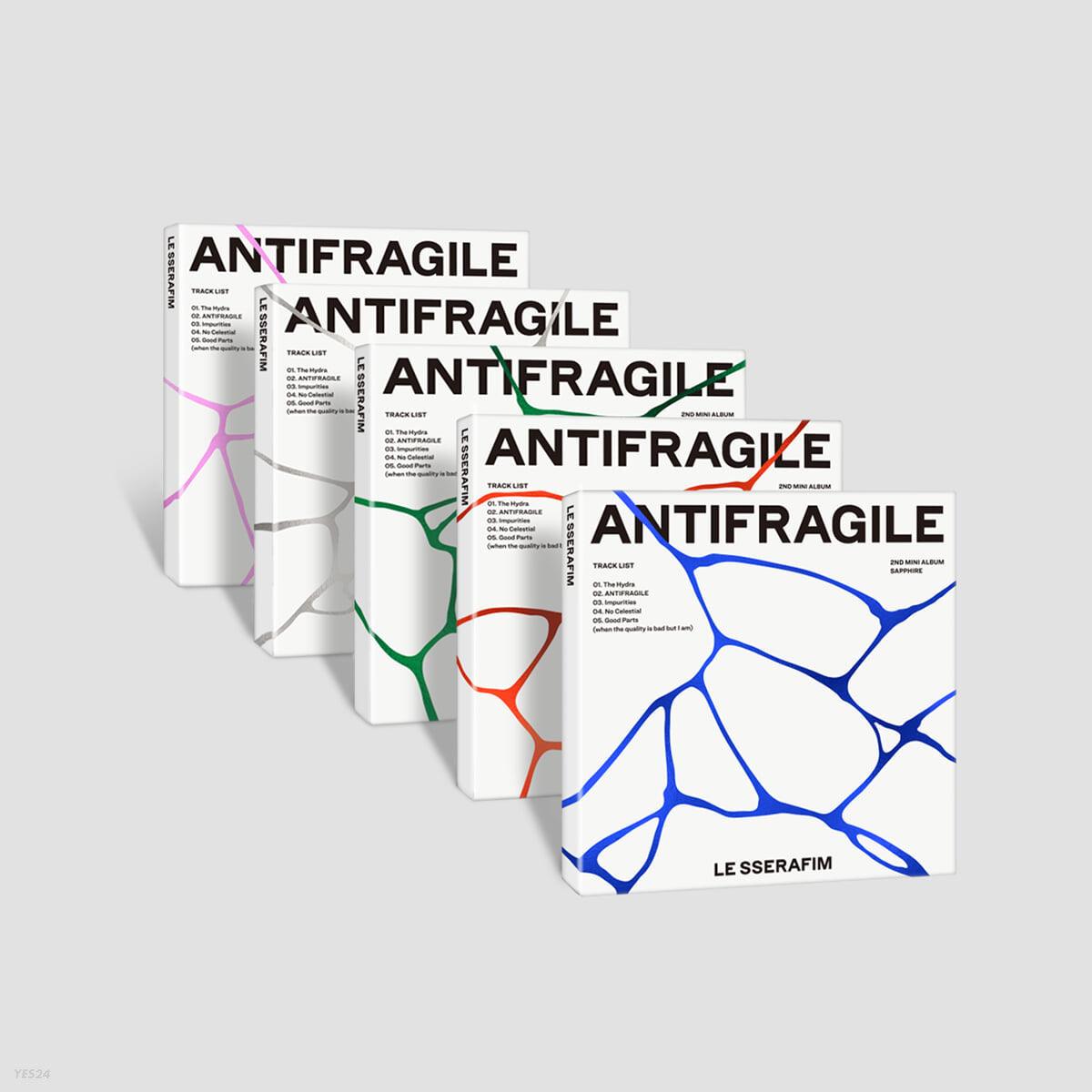 LE SSERAFIM Mini Album Vol. 2 - ANTIFRAGILE (COMPACT Ver.) (Random) - KKANG