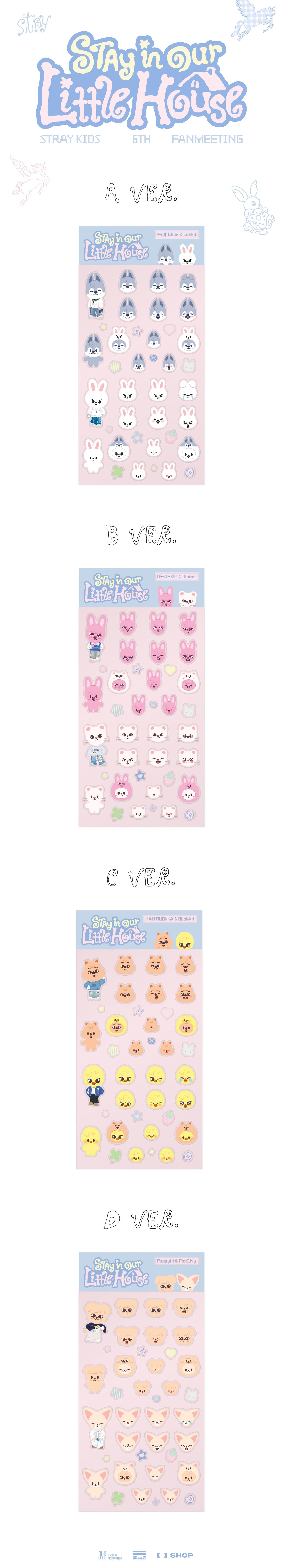 [STAY in Our Little House] SKZOO 3D STICKER