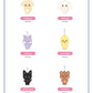 ATEEZ - 'ANITEEZ IN COLOR' MD ANITEEZ PLUSH KEYRING