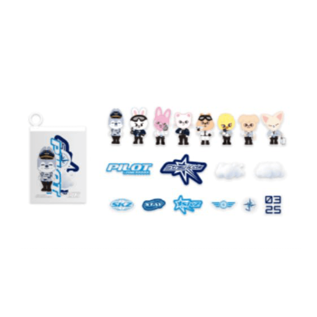 SKZOO CARRIER STICKER SET [PILOT : FOR ★★★★★] - KKANG