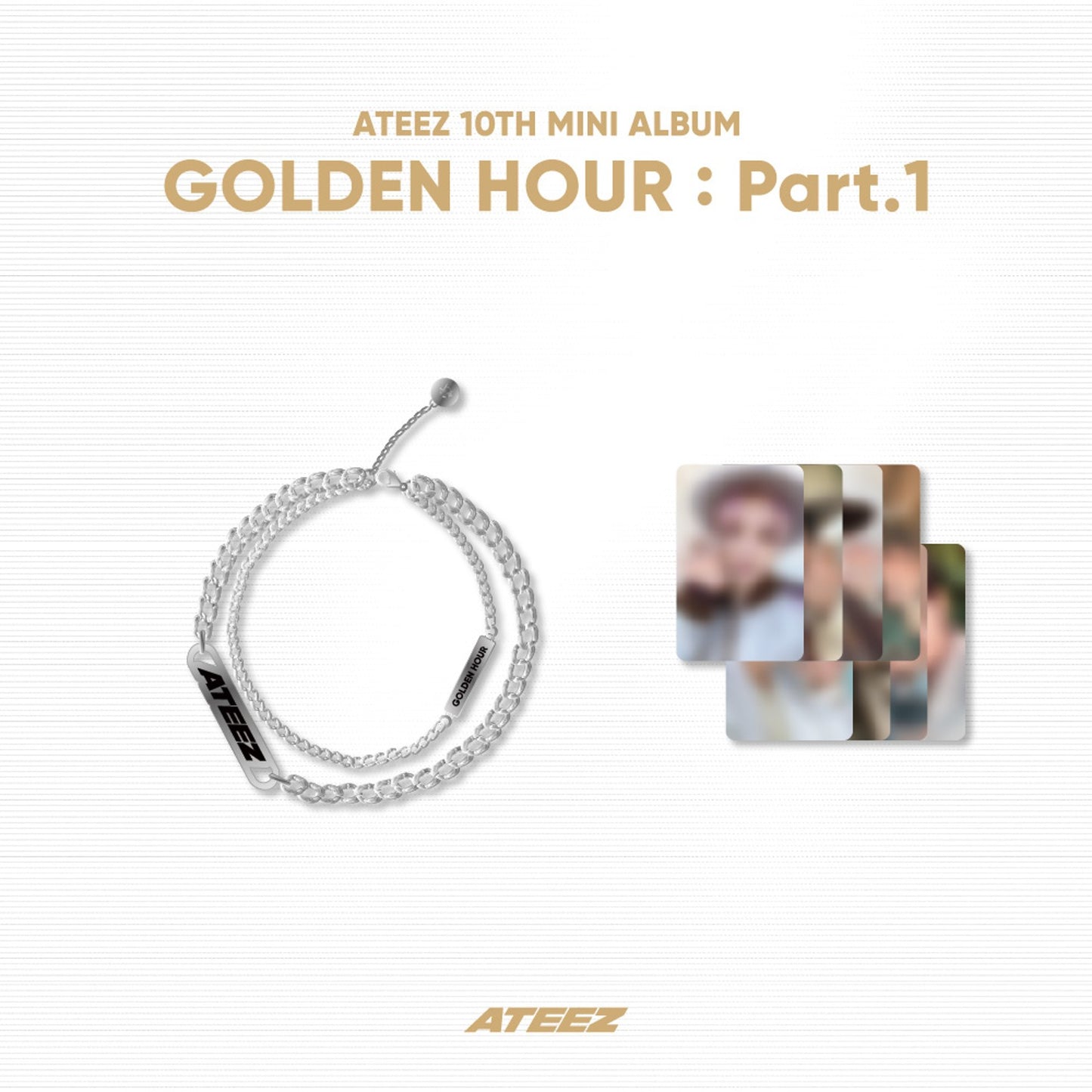 [ATEEZ GOLDEN HOUR : Part.1 OFFICIAL MD] WORK BRACELET