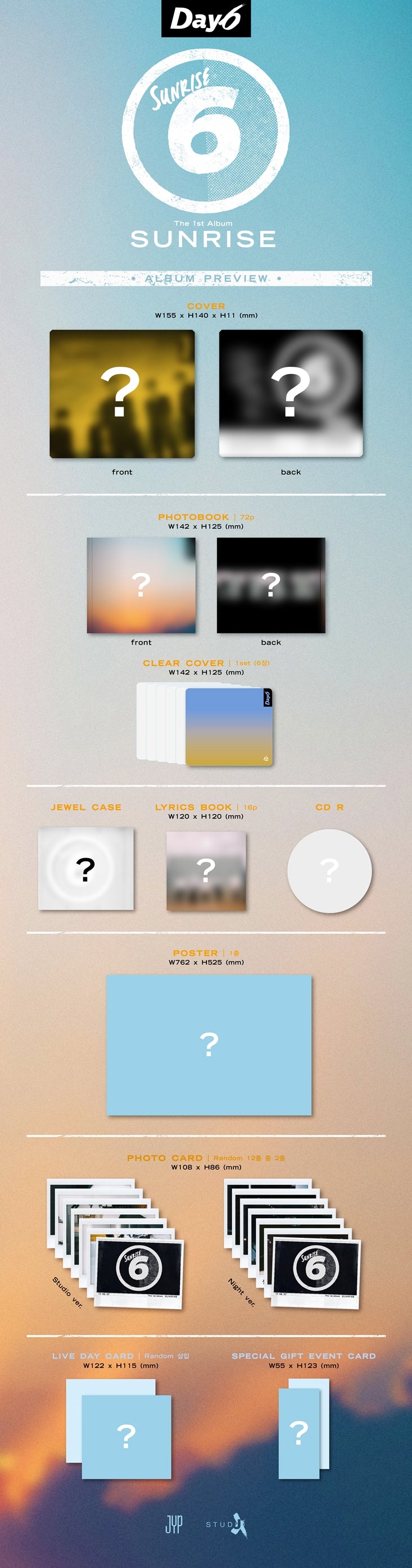 DAY6 1st Album – SUNRISE