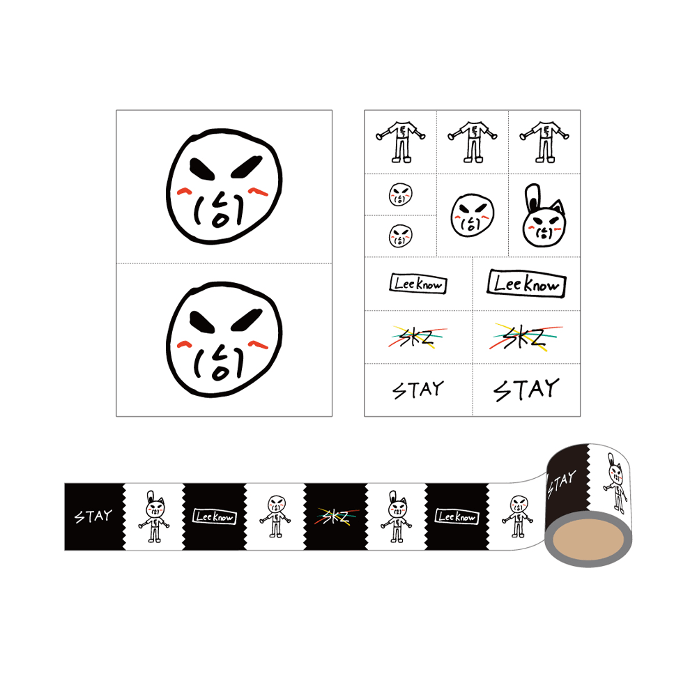 [5 STAR DOME TOUR] BODY STICKER・BOX TAPE SET Produced By Lee Know - KKANG