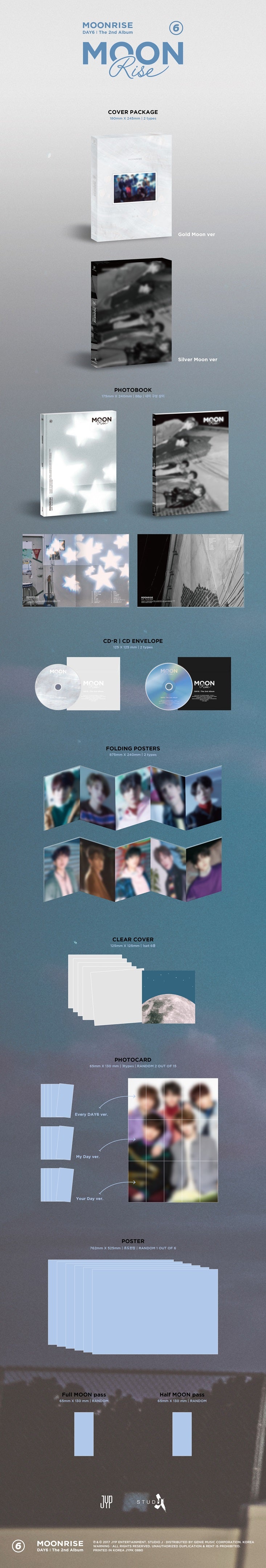 DAY6 2nd Album – Moonrise (Random)