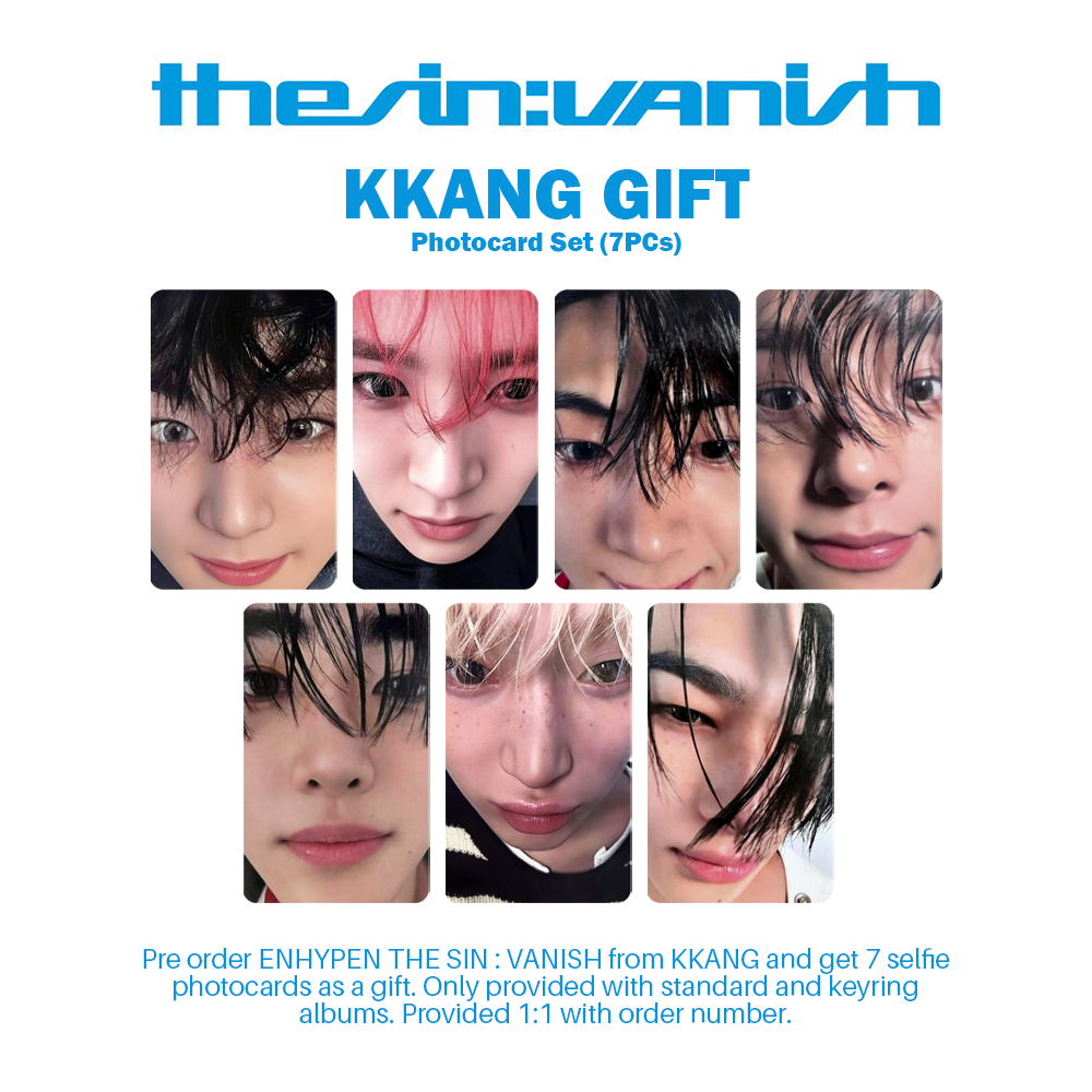 ENHYPEN – THE SIN : VANISH (Voice Keyring Ver.) (Random) + KKANG Gift