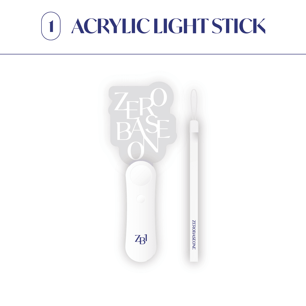 [ZEROBASEONE FAN CON] ACRYLIC LIGHT STICK - KKANG