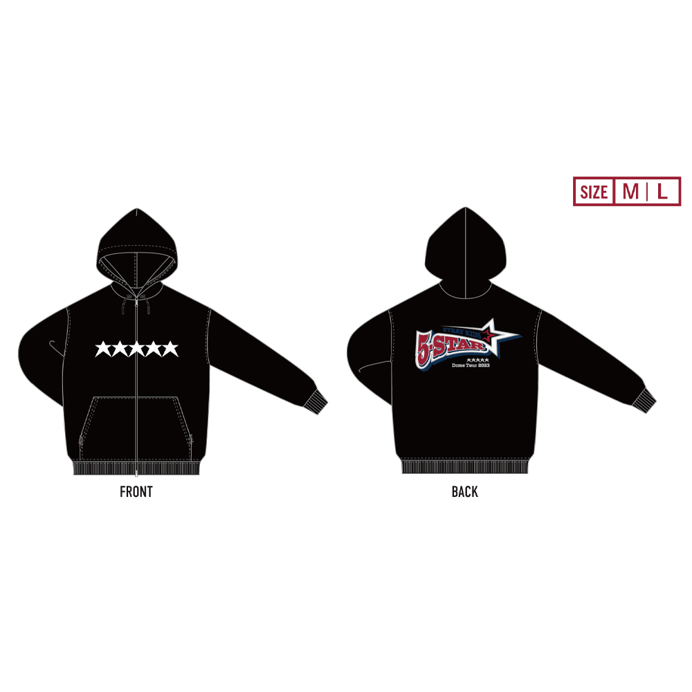 [5 STAR DOME TOUR] OVERSIZE HOODIE - KKANG