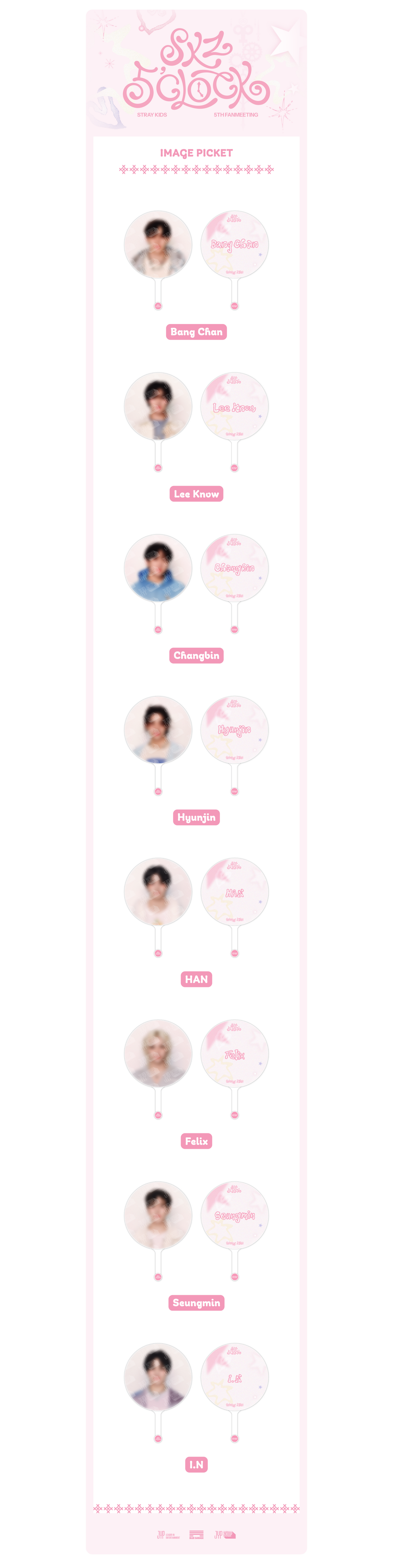 Stray Kids IMAGE PICKET - SKZ 5'CLOCK